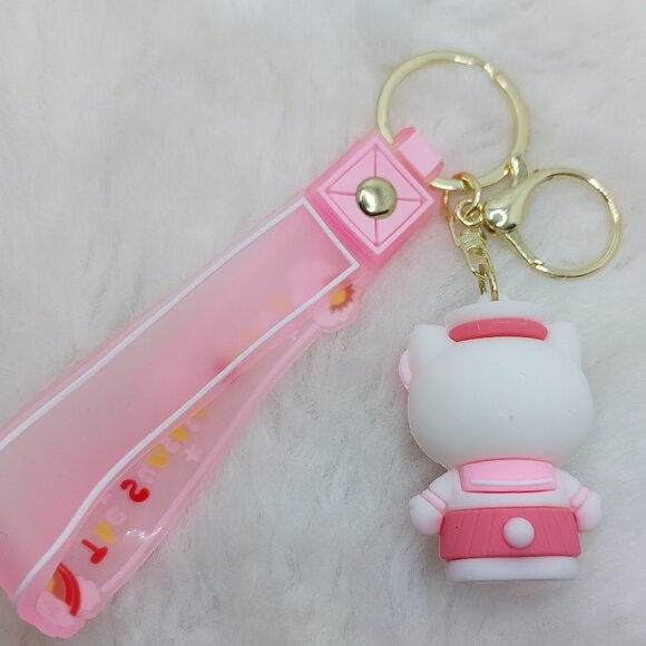 2/$25 Hello Kitty keychai wrist strap lanyard with "The sunshine Unicorn" - Picture 2 of 6